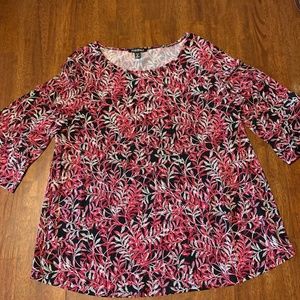 Roz & Ali Women’s Blouse size 1X.